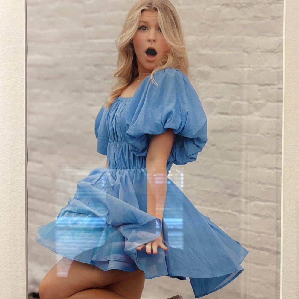 Altar'd State Light Blue Dress